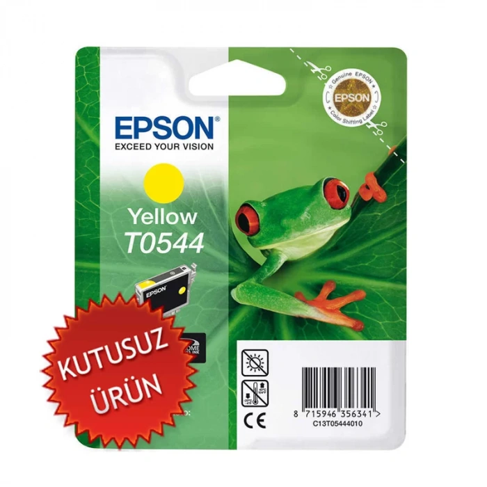 OUTLET EPSON T0544 C13T05444020 SARI ORJİNAL KARTUŞ 400 SAYFA (R800 R1800)