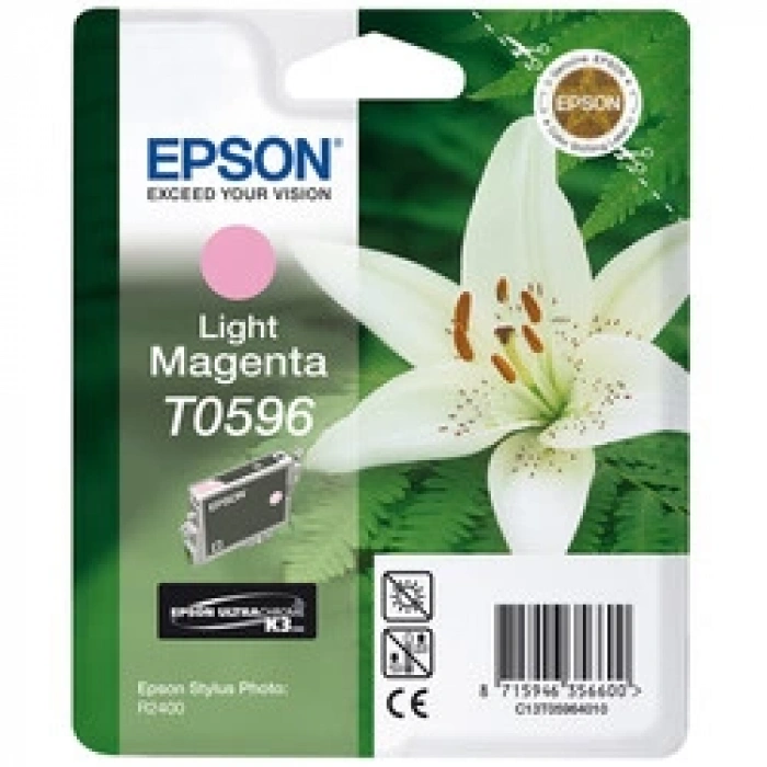 OUTLET EPSON T0596 C13T05964020 AÇIK KIRMIZI ORJİNAL KARTUŞ 450 SAYFA (STYLUS PHOTO R2400)