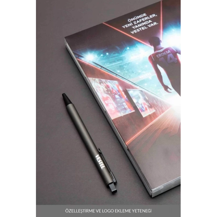 LATON SİLEA METAL RAPİD VERSATİL KALEM MOBİL TELEFON TUTUCU 0.7mm GRİ