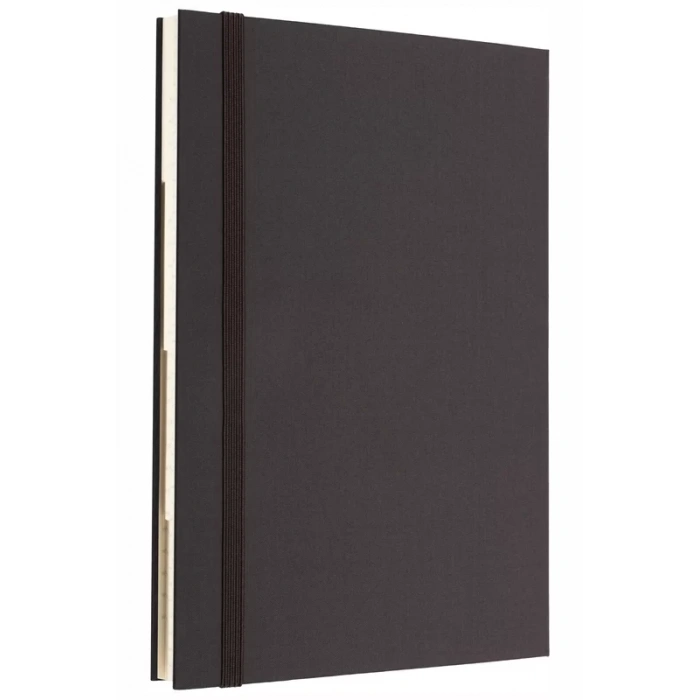 LATON TAVOİTE A5 TARİHSİZ PLANLAYICI KUMAŞ SERT KAPAK DEFTER 14x21cm 256 YAPRAK SİYAH