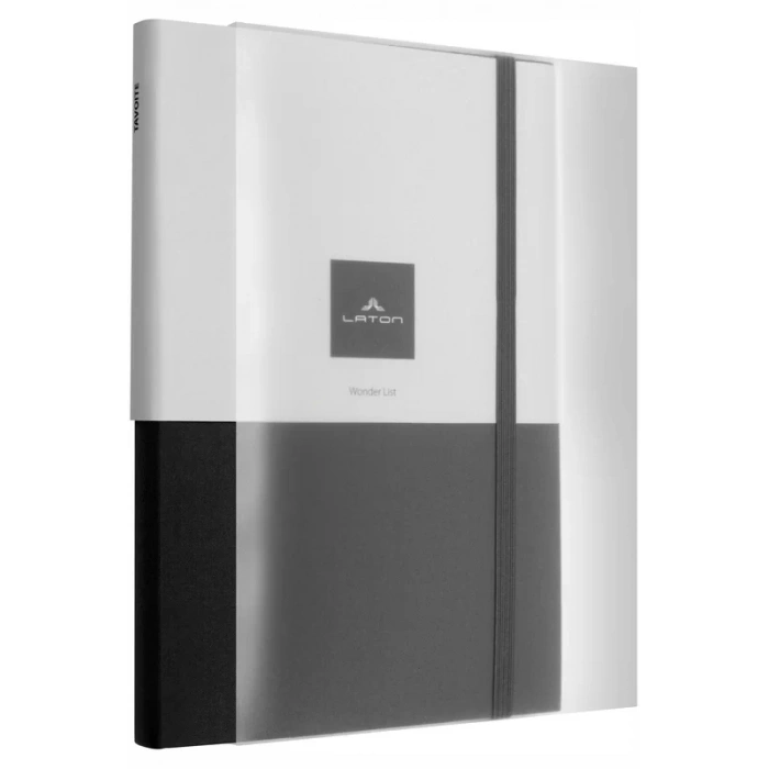 LATON TAVOİTE A5 TARİHSİZ PLANLAYICI KUMAŞ SERT KAPAK DEFTER 14x21cm 256 YAPRAK SİYAH