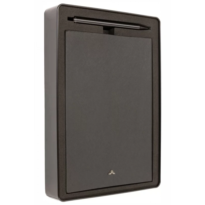 LATON SEİLU A5 PREMİUM TERMO DERİ YUMUŞAK KAPAK LÜKS DEFTER METAL KUTU SETİ ÇİZGİLİ 14.6x20.8cm 128 YAPRAK SİYAH