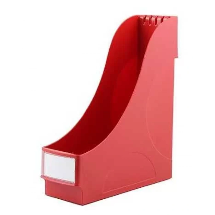 Kraf Sert Plastik Magazinlik Kırmızı