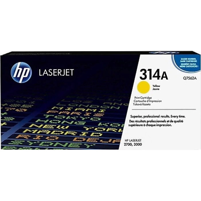 OUTLET HP Q7562A CE314A SARI ORJİNAL TONER