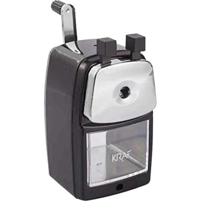 Kraf Kalemtraş Kollu Büro Tipi Metal Siyah 680G