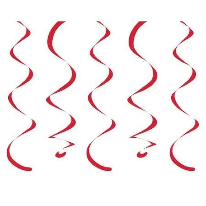 Kırmızı Süs Dalgası 10 Adet 45 cm