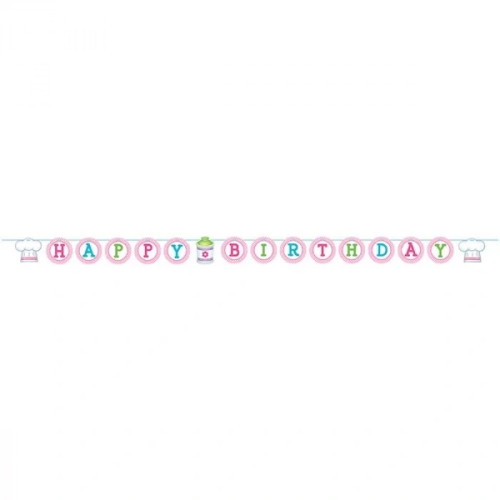 Küçük Şefler Kurdelalı Harf Afiş