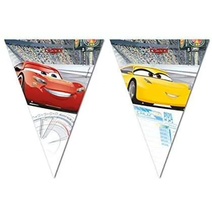 Arabalar Partisi Bayrak Afiş 230 cm