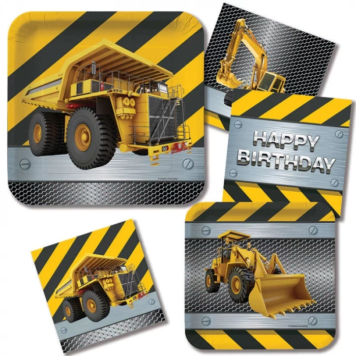 İnşaat Partisi Standart Parti Paketi Seti 16 Kişilik