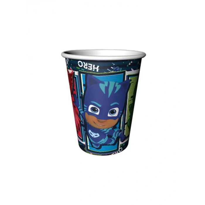 Pj Mask 8 Li karton Bardak