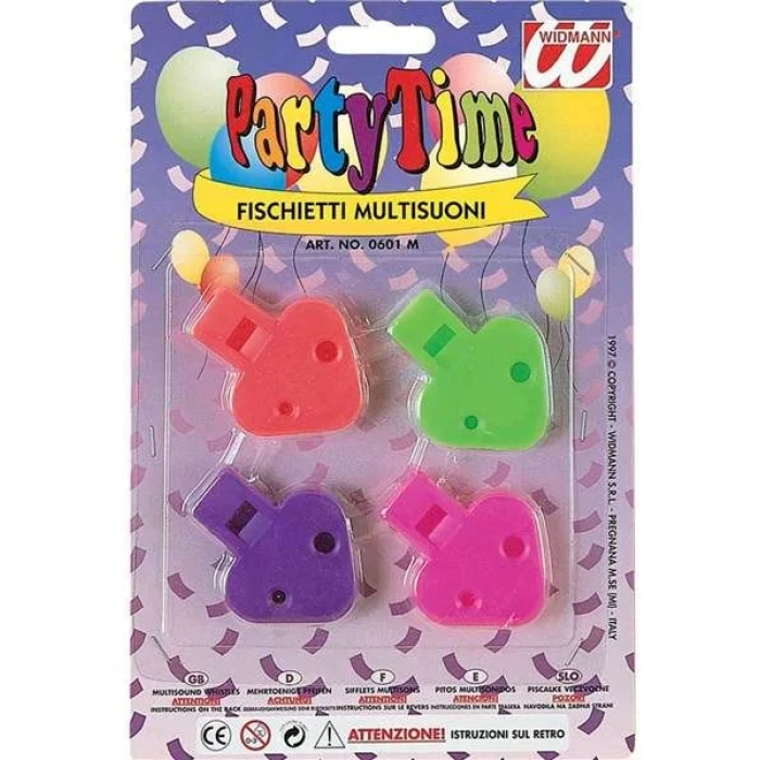 Parti Düdüğü Eğlencelik Hadiyelik Ürün 4 Adet