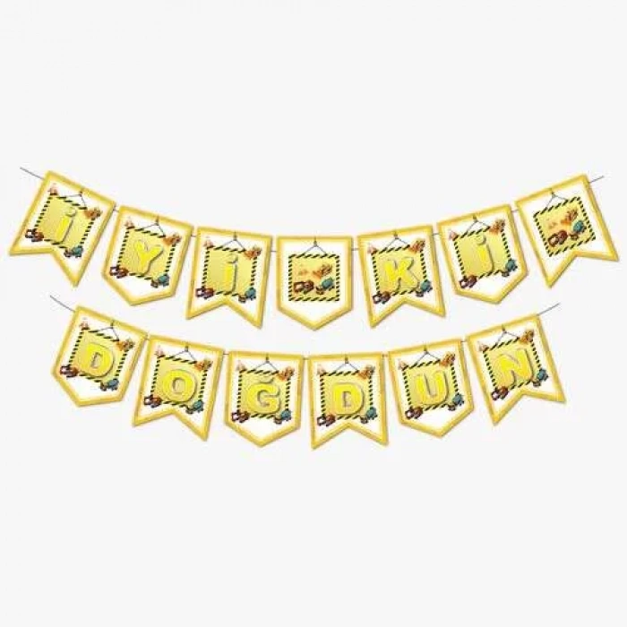 İnşaat Partisi İyi Ki Doğdun Banner