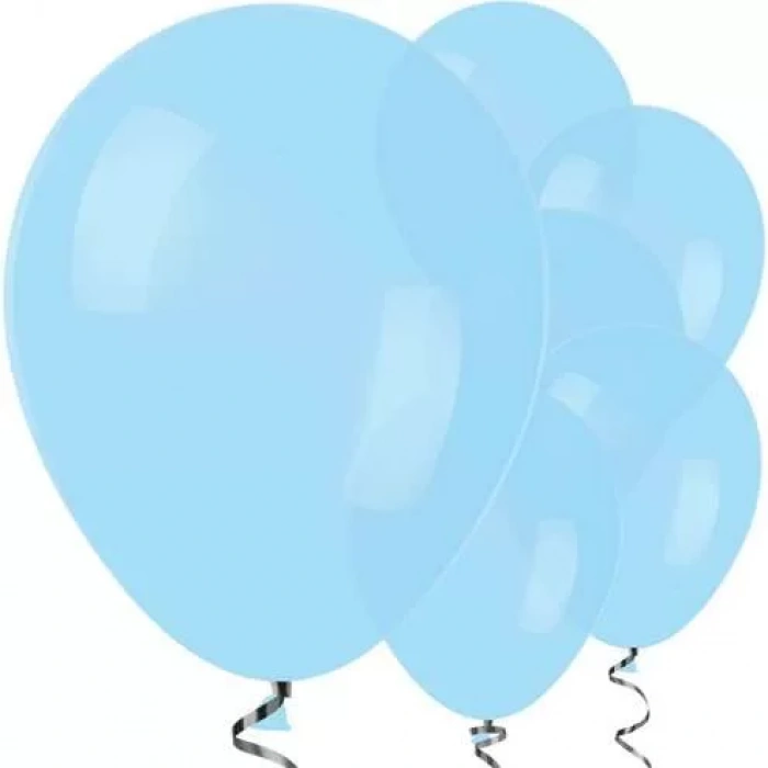 Makaron Mavi 10 Lu latex Balon Normal Boy