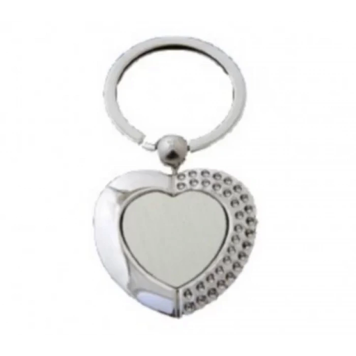 Anahtarlık baskı (Kalpli-Taşlı)