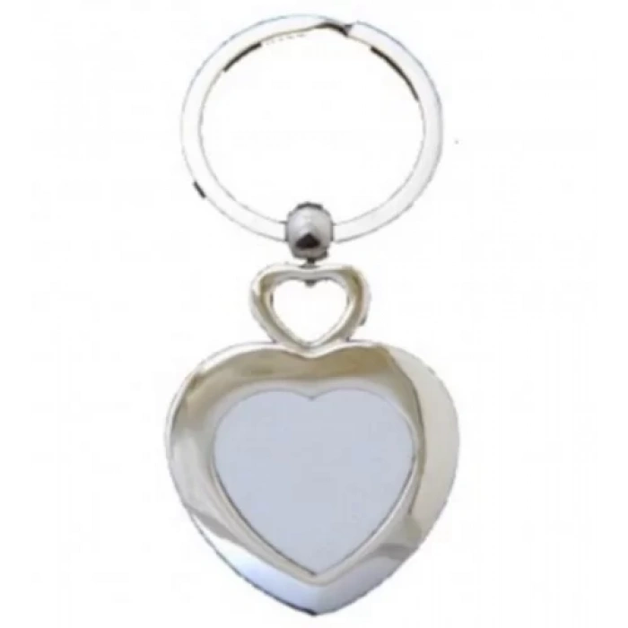 Anahtarlık baskı (Çift taraflı-Kalpli)