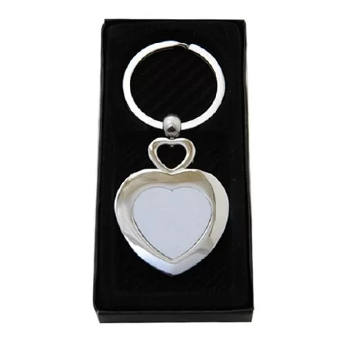 Anahtarlık baskı (Çift taraflı-Kalpli)