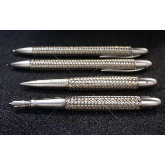 Porsche Design Kurşun Kalem P3110 TexFlex Altın-Çelik 988816