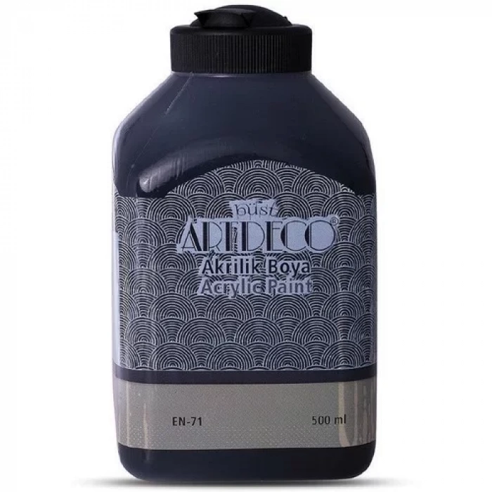 ARTDECO AKRİLİK BOYA 500ml SİYAH 3618