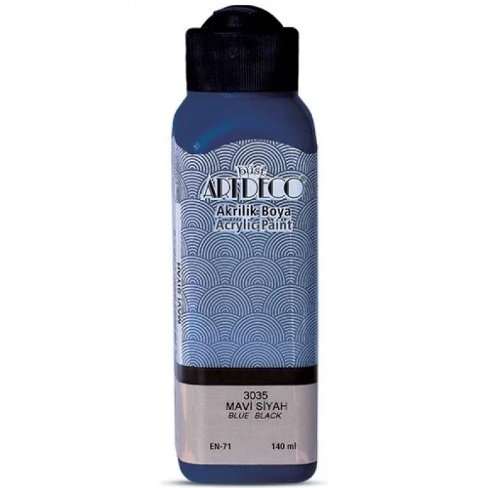 ARTDECO AKRİLİK BOYA 140ml MAVİ SİYAH 3035
