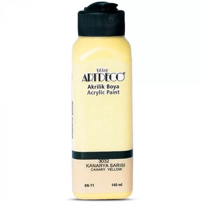 ARTDECO AKRİLİK BOYA 140ml KANARYA SARISI 3032