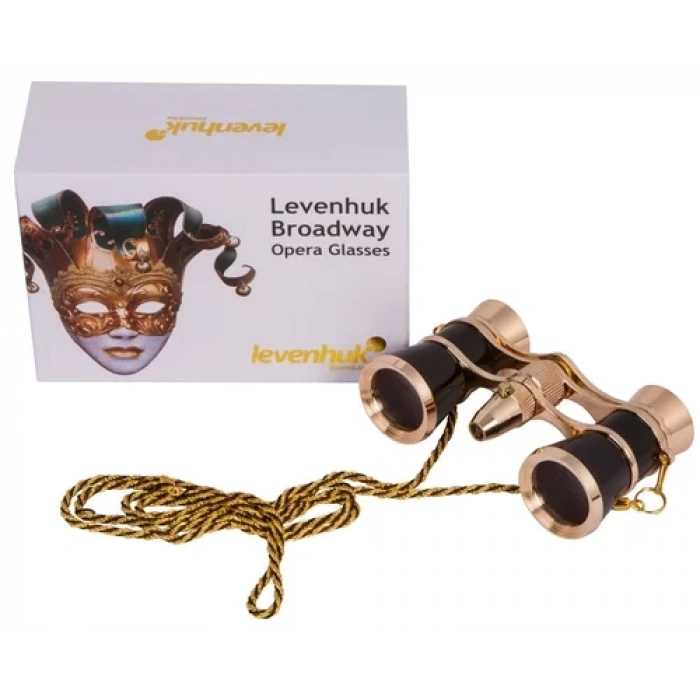 Levenhuk Broadway 325F Opera Dürbünlerı (siyah, LED ışıklı ve zıncırlı)
