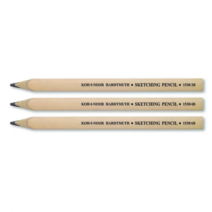 Koh-i-Noor Sketching Pencil Yassı Uçlu Geniş Çizim Kalemi - 1538