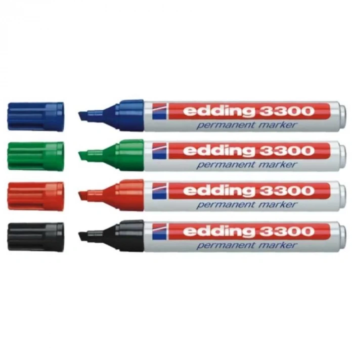 Edding 3300 Kesik Uçlu Permanent Markör Kalemi 1-5mm