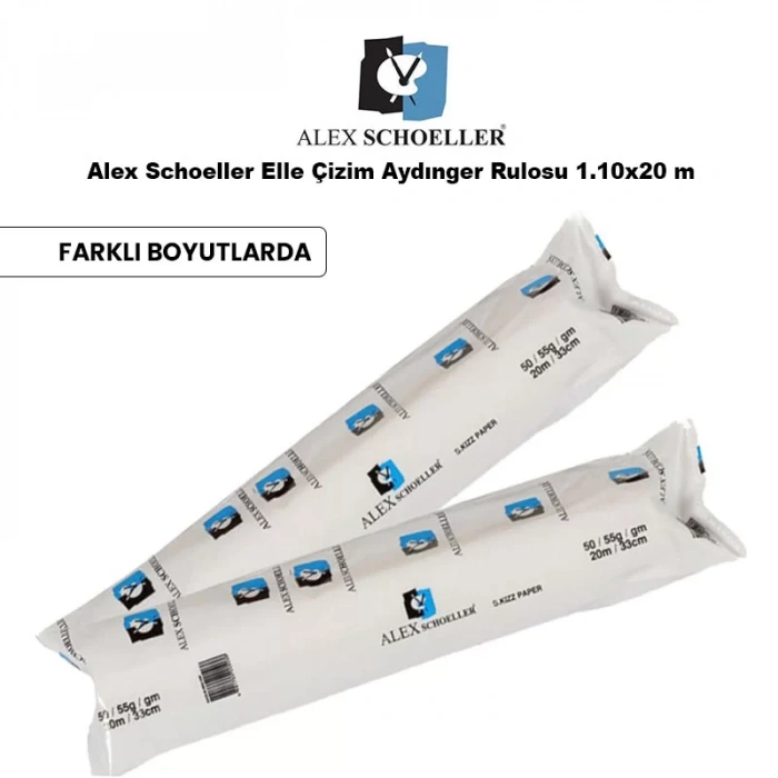 Alex Schoeller Elle Çizim Aydınger Rulosu 1.10x20 m