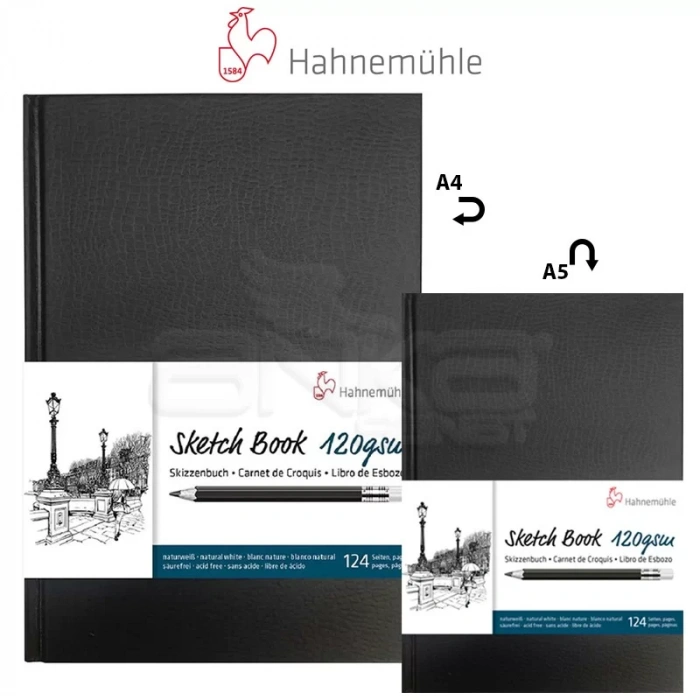 Hahnemühle Sketch Book 120g 64 Yaprak