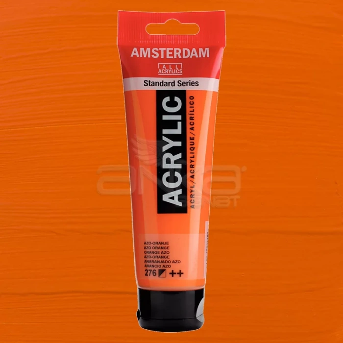 Amsterdam Akrilik Boya 120ml 276 Orange Azo