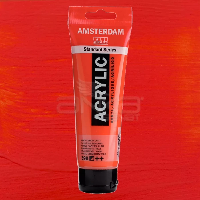 Amsterdam Akrilik Boya 120ml 398 Naphthol Red Light