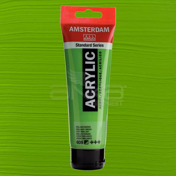 Amsterdam Akrilik Boya 120ml 605 Brilliant Green