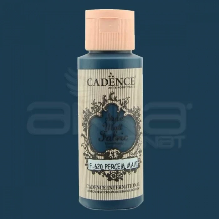 Cadence Style Matt Fabric Kumaş Boyası 59ml F620 Perçem Mavi-Tufis