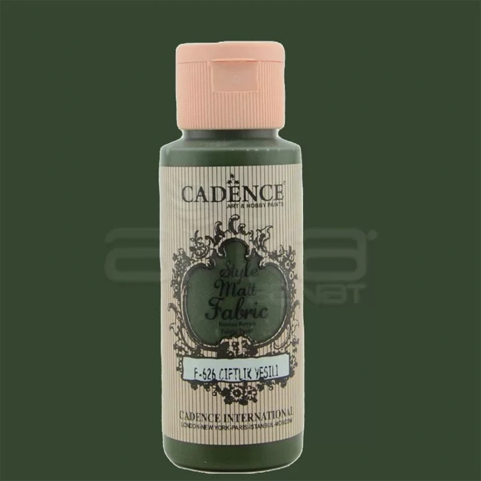 Cadence Style Matt Fabric Kumaş Boyası 59ml F626 Çiftlik Yeşili-Farm Green