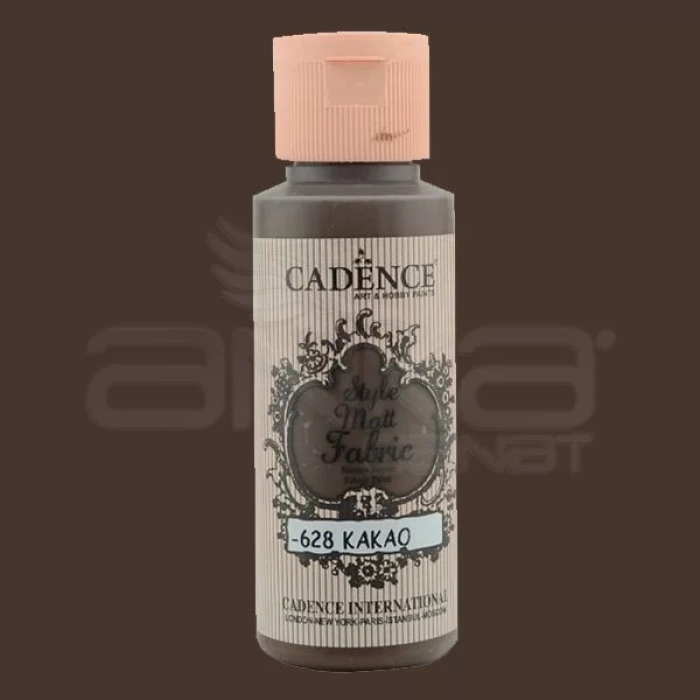 Cadence Style Matt Fabric Kumaş Boyası 59ml F628 Kakao-Cacao
