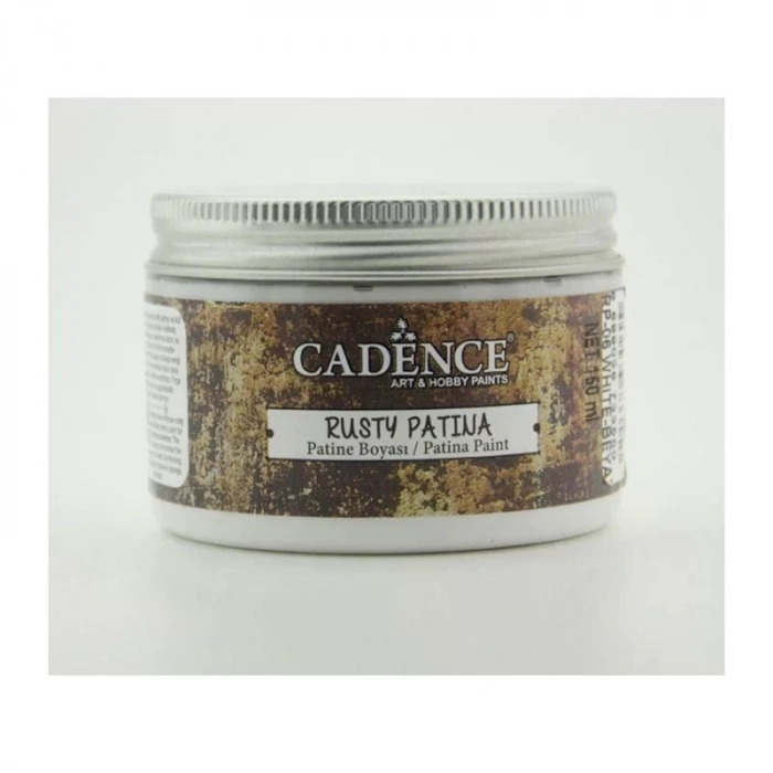 Cadence Rusty Patina Boyası 150ml 06 Beyaz