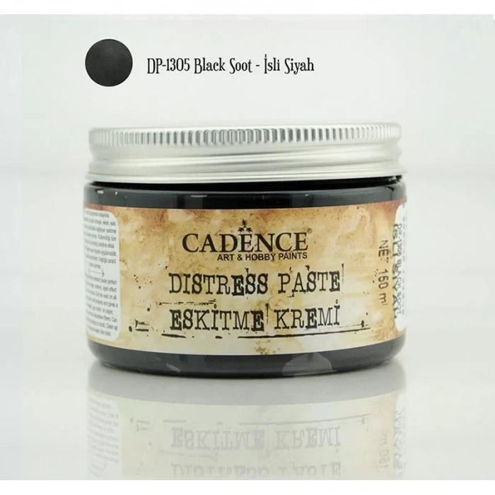 Cadence Distress Paste Eskitme Kremi DP-1305 İsli Siyah 150ml