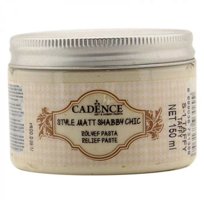Cadence Shabby Chic Rölyef Pasta 150ml SR01 Taffy