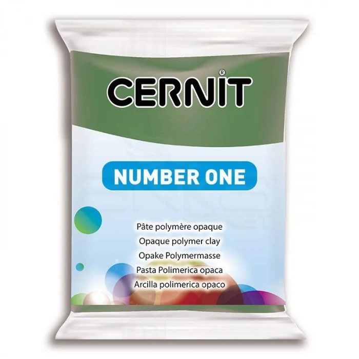 Cernit Number One Polimer Kil 56g 645 Olive Green