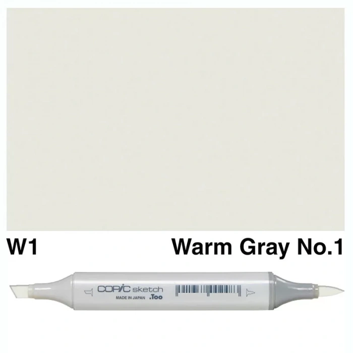 Copic Marker No:W1 Warm Gray 1
