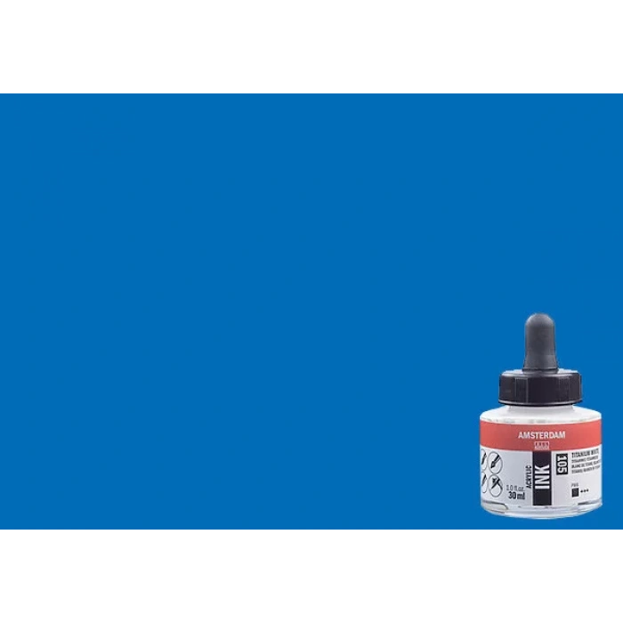 Talens Amsterdam Acrylic Ink 30ml 570 Phthalo Blue
