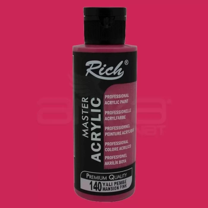 Rich Master Akrilik Boya 120ml 140 Yalı Pembe