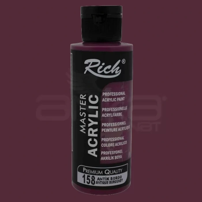 Rich Master Akrilik Boya 120ml 158 Antik Bordo