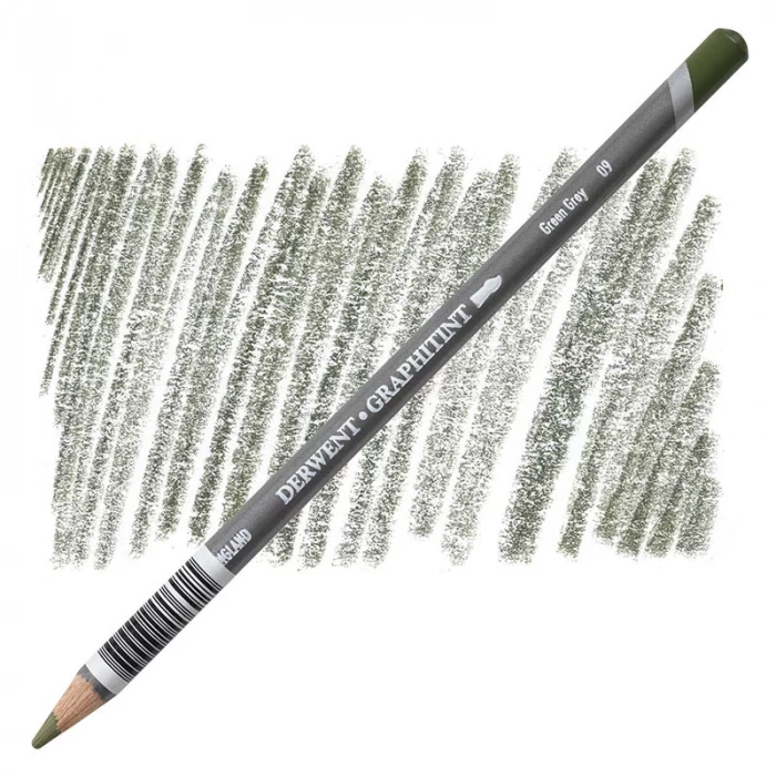 Derwent Graphitint Sulandırılabilen Renkli Grafit Kalem-Green Grey
