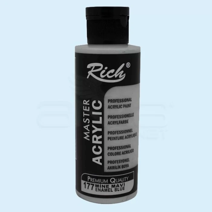 Rich Master Akrilik Boya 120ml 177 Mine Mavi