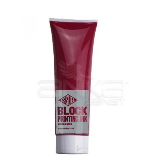Essdee Block Printing İnk Su Bazlı Linol Mürekkebi Crimson No:03 300ml