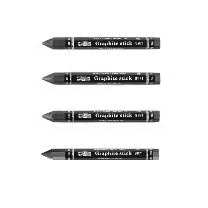 Koh-i-Noor Graphite Stick Jumbo Woodless Grafit Kalemi 8971