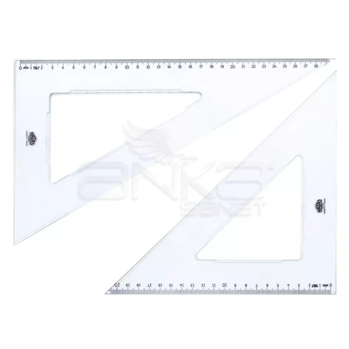 Hatas Teknik Okul Öğrenci Gönye Seti 30cm/60-45