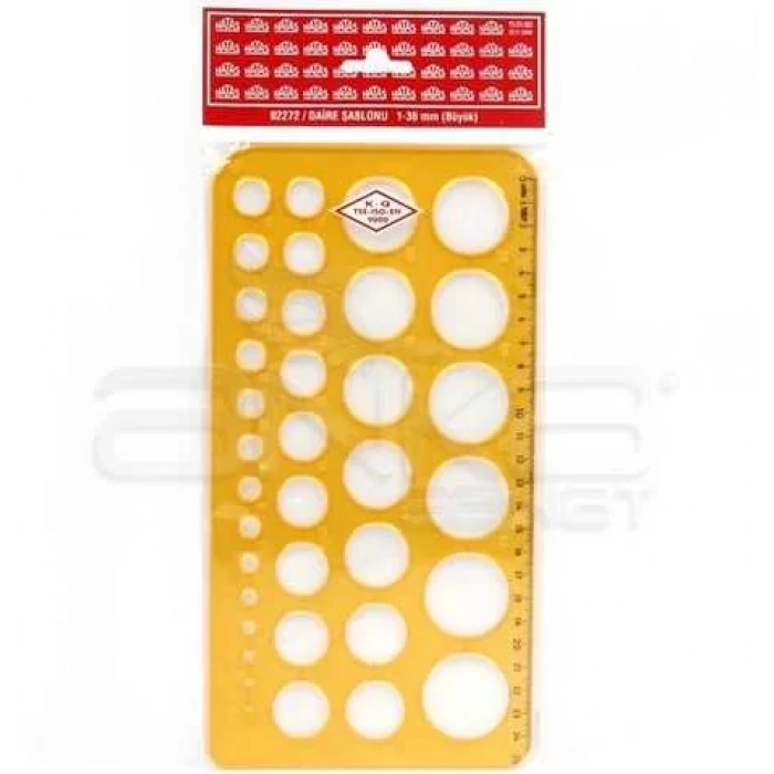 Hatas Daire Şablonu 1-36mm Büyük