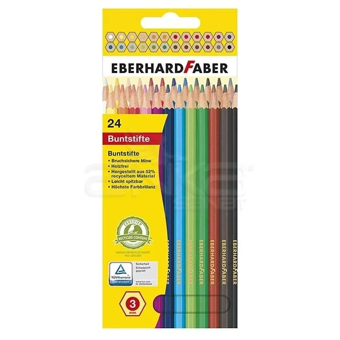Eberhard Faber Kuru Boya Kalem Seti 24lü 3mm 514824